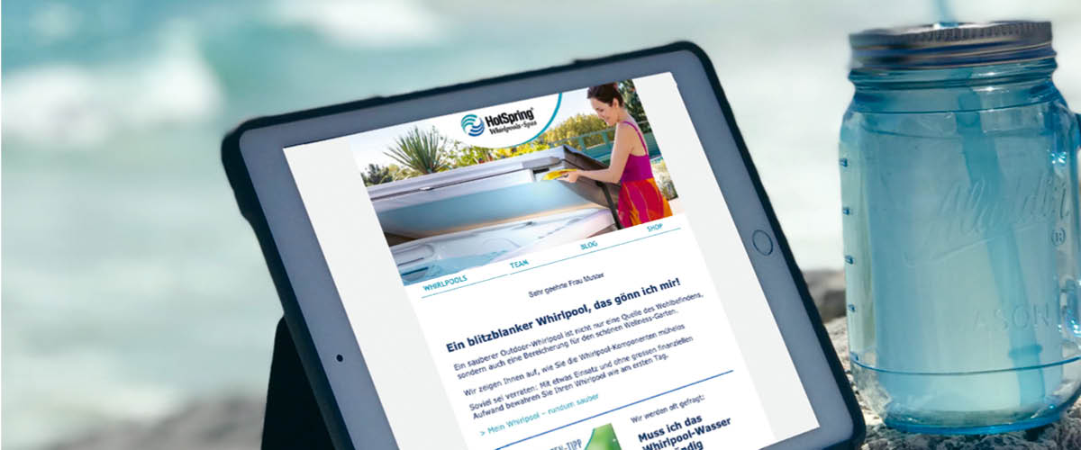 HotSpring Aktionen und Rabatte im Newsletter