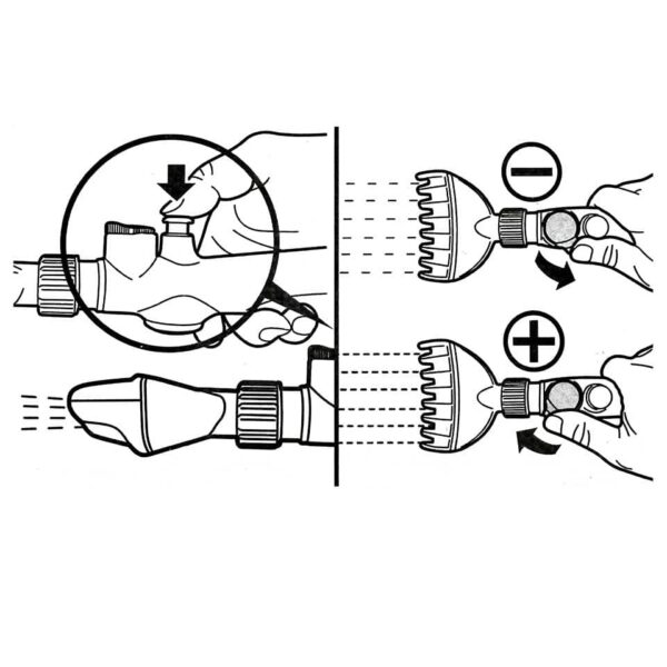 Filter reinigen Anwendung